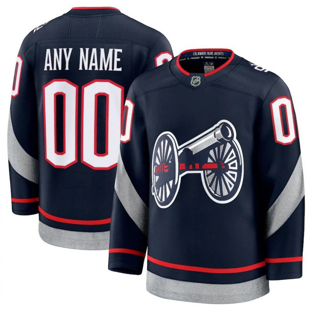 Columbus Blue Jackets 2025 NHL Stadium Series Premium Custom Jersey - Navy-Pro Kit Vault | Brand New 26/27 Sports Jerseys